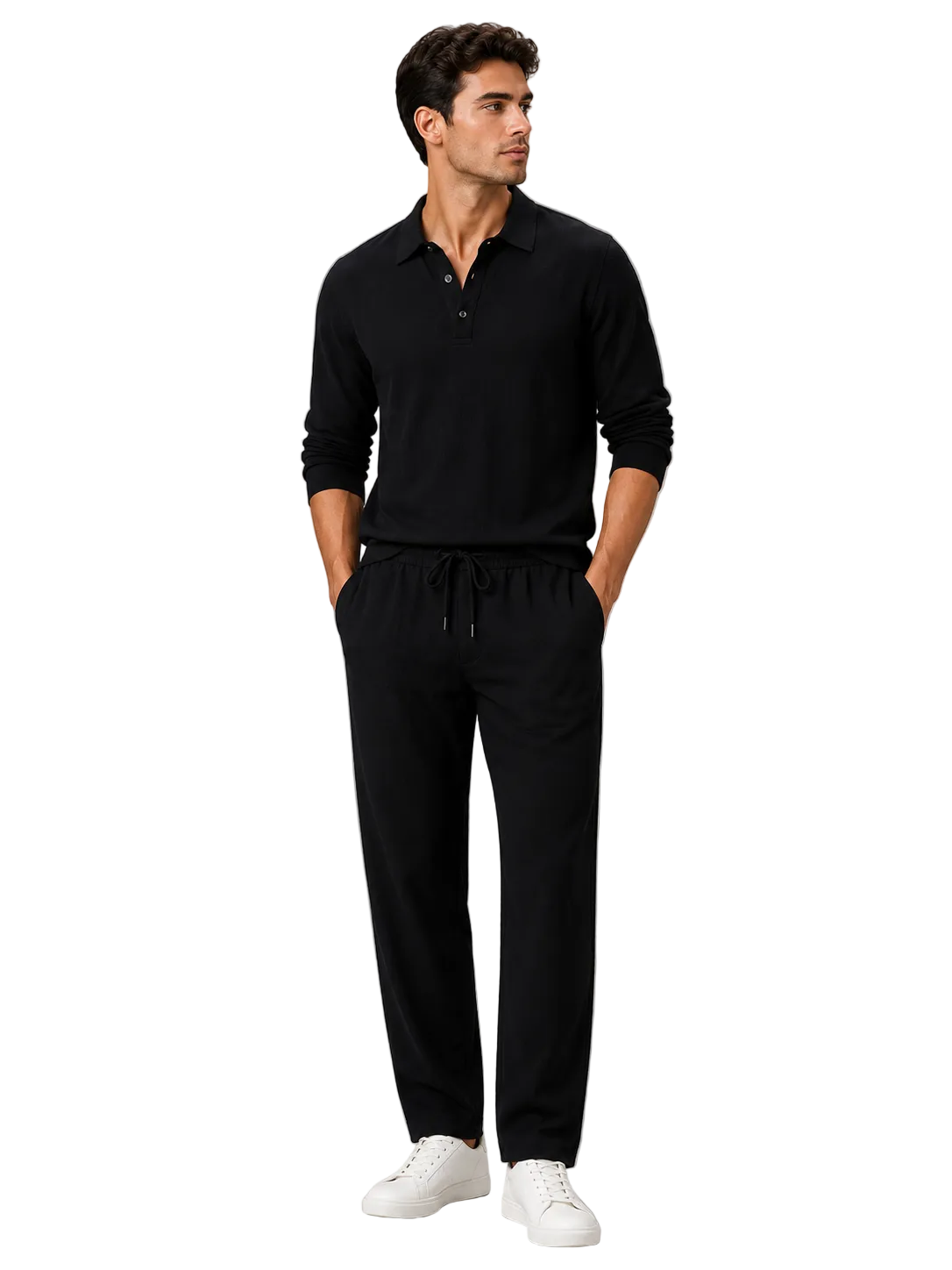 Xevanti Linen Long Sleeve & Pants Set