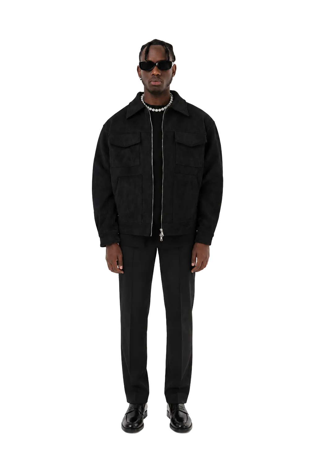 Xevanti Oversize Suede Jacket