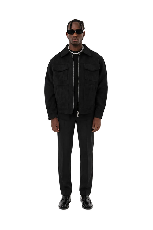 Xevanti Oversize Suede Jacket